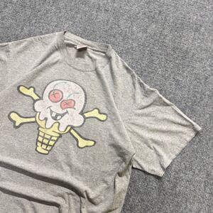 Ice Cream T-Shirt Men's Large Faded Streetwear Pharrell Williams Cotton Y2K